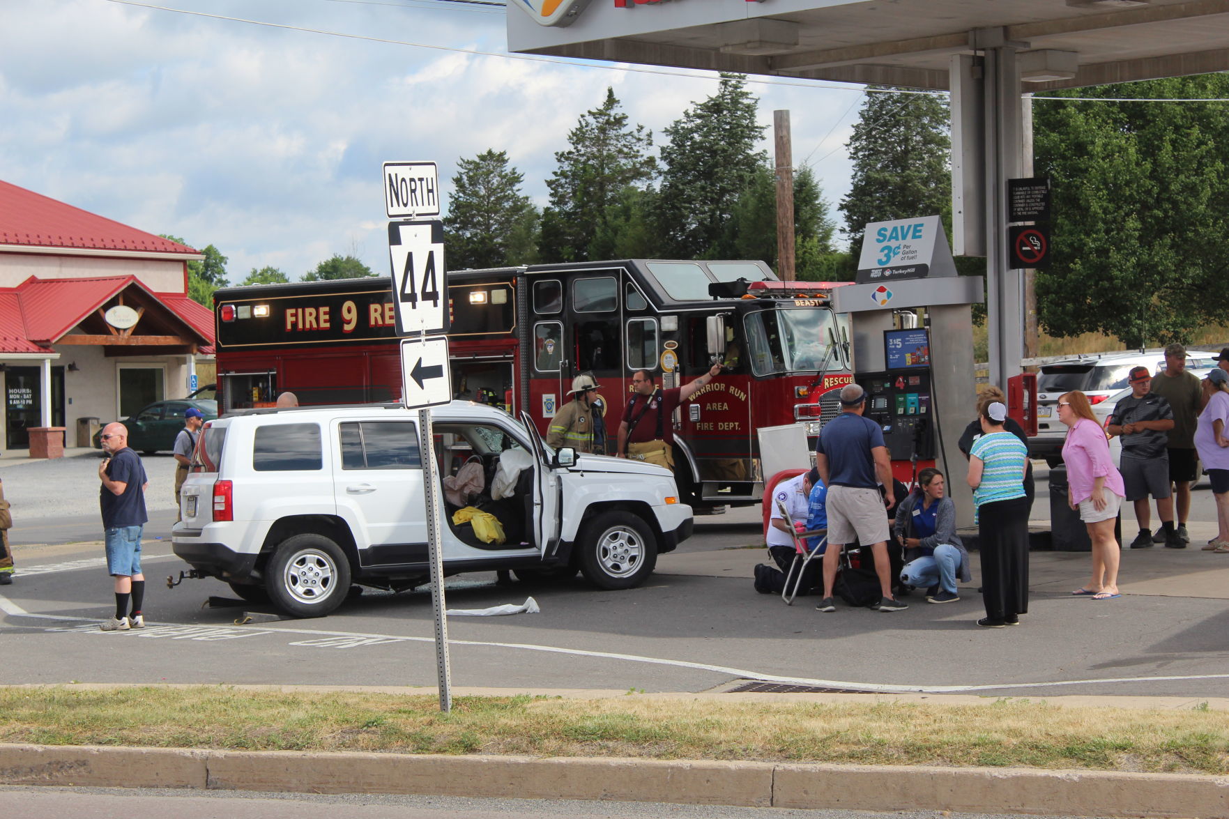 Two-vehicle crash in Turbotville